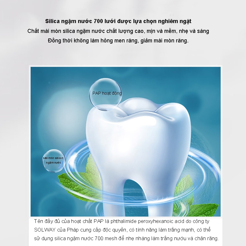 Kem đánh răng LIGHT MILD 100g làm sạch và trắng sáng da