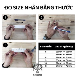 Nhẫn Titan Basic trơn Đen - Mẫu N-32 - SUN ACCESSORIES