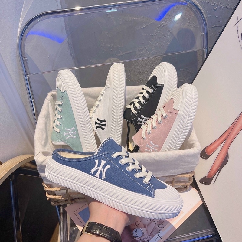 (Form to)Giày SỤC N.Y CHỮ THÊU HÀNG ĐẸP