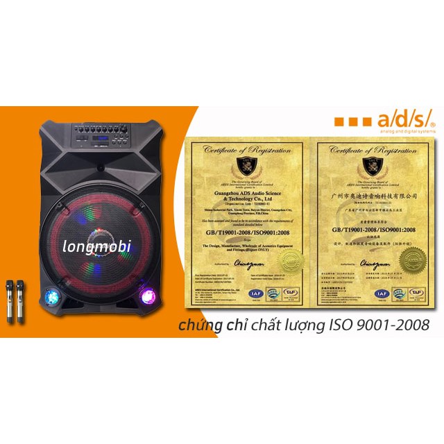 LOA KARAOKE DI ĐỘNG TRÊN Ô TÔ ADS TBK-80A CHÍNH HÃNG