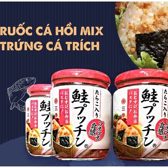 Ruốc Cá Hồi, Thịt Cá Hồi Với Trứng Cá Trích Nhật an toàn cho bé tăng cân, người già bồi bổ sức khoẻ [MỚI 2022]