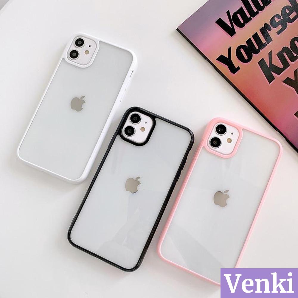 Ốp điện thoại silicon mềm trong suốt chống sốc có vòng đỡ cho iPhone 13 Pro Max 12 Pro Max 11 Pro Max 7 Plus 12 7 Max | BigBuy360 - bigbuy360.vn