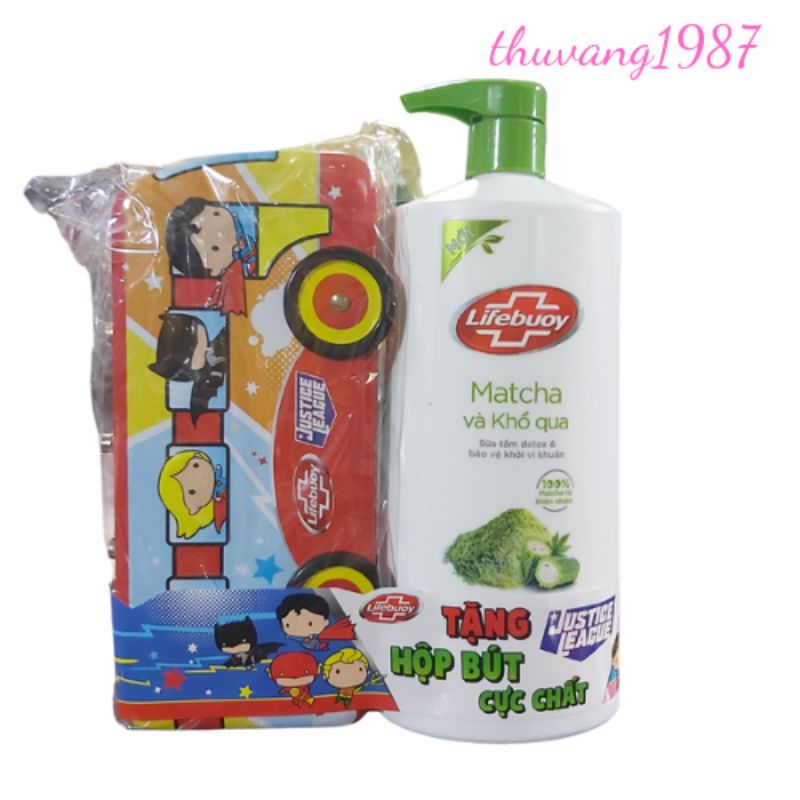 Sữa tắm Lifebouy matcha- khổ qua detox da 850g