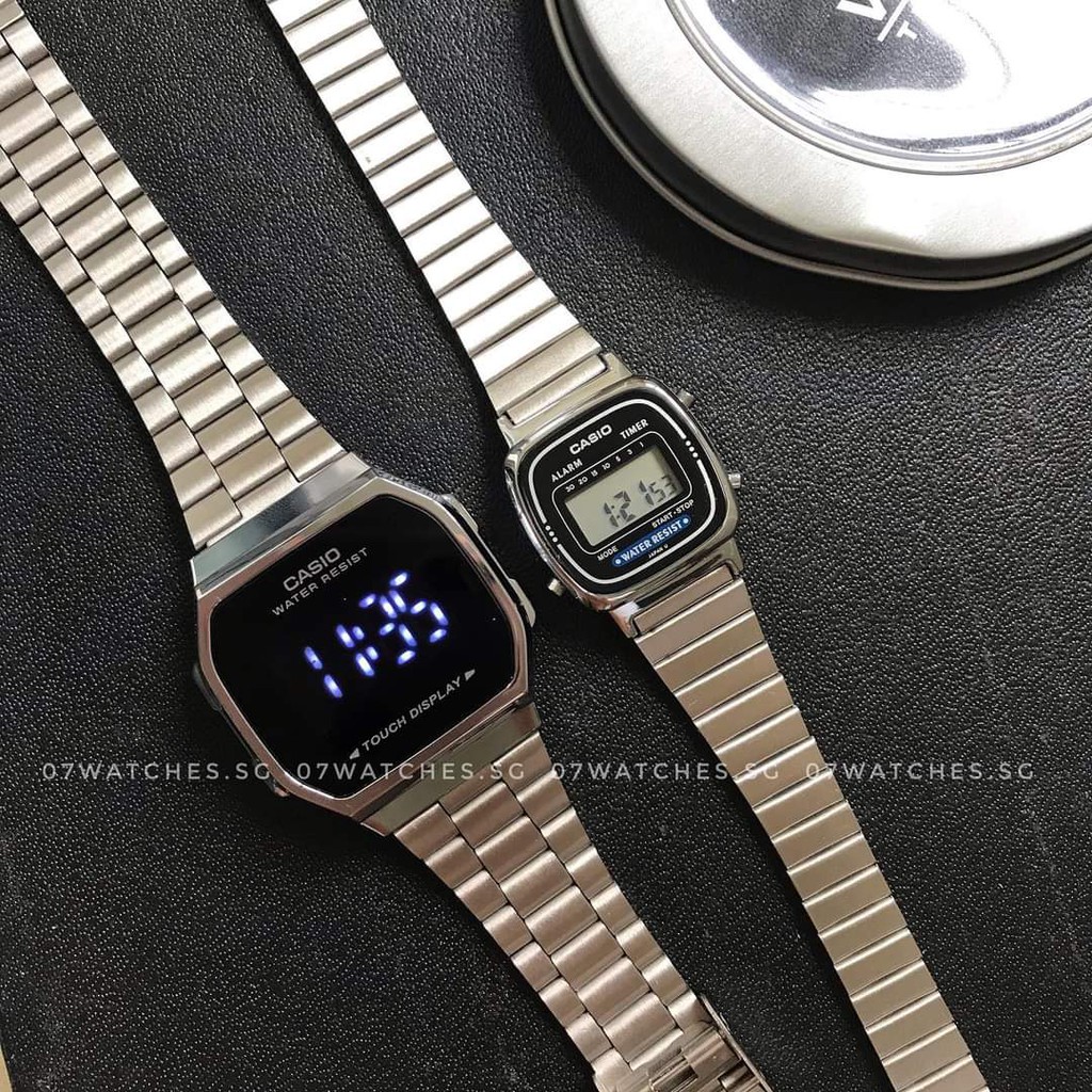 Đồng hồ nam nữ điện tử Casio A168 màn hình full led cảm ứng , thời trang , sang trọng-ME_WATCH