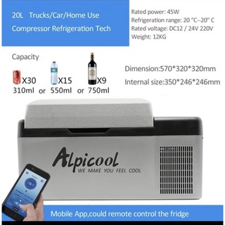 C20 20L TỦ LẠNH MINI ALPICOOL DUNG TÍCH 20L