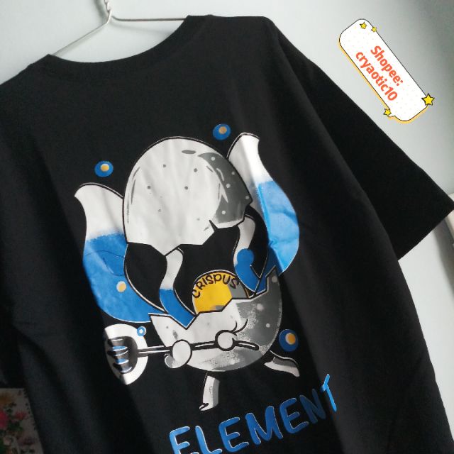 Set áo trứng Element + quần xanh 2 sọc unisex
