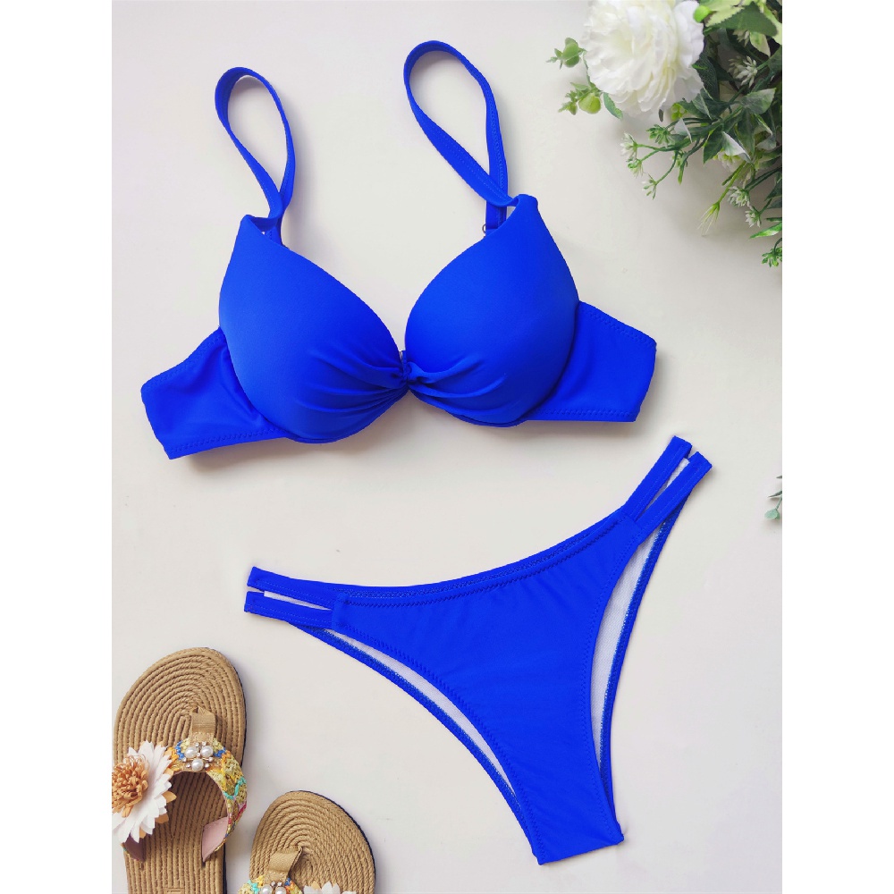 Cứng Bộ Bikini Nâng Ngực Màu Trơn Zj97 | BigBuy360 - bigbuy360.vn