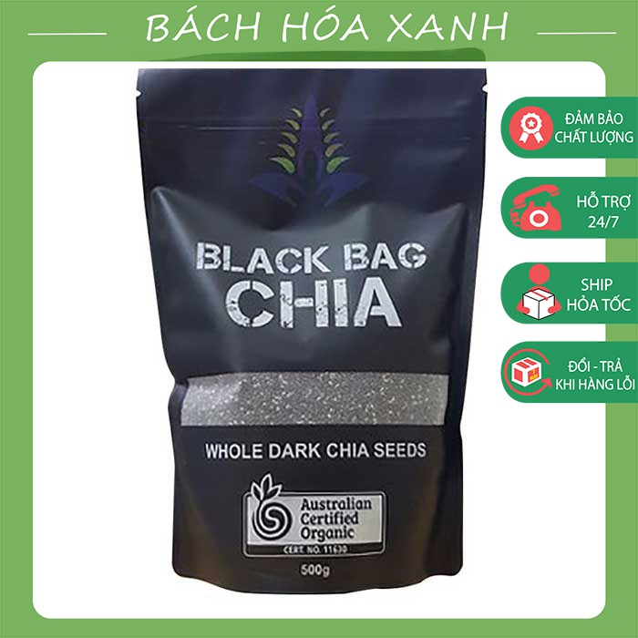 Hạt Chia Úc Gói 0.5Kg - Giảm Cân, Giảm Nguy Cơ Tim Mạch, Tăng Cường Năng Lượng - Bách Hóa Xanh | BigBuy360 - bigbuy360.vn