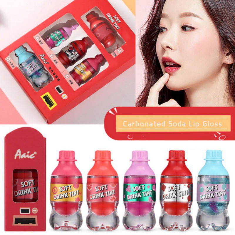 Son bóng hình dạng chai soda độc đáo lâu trôi