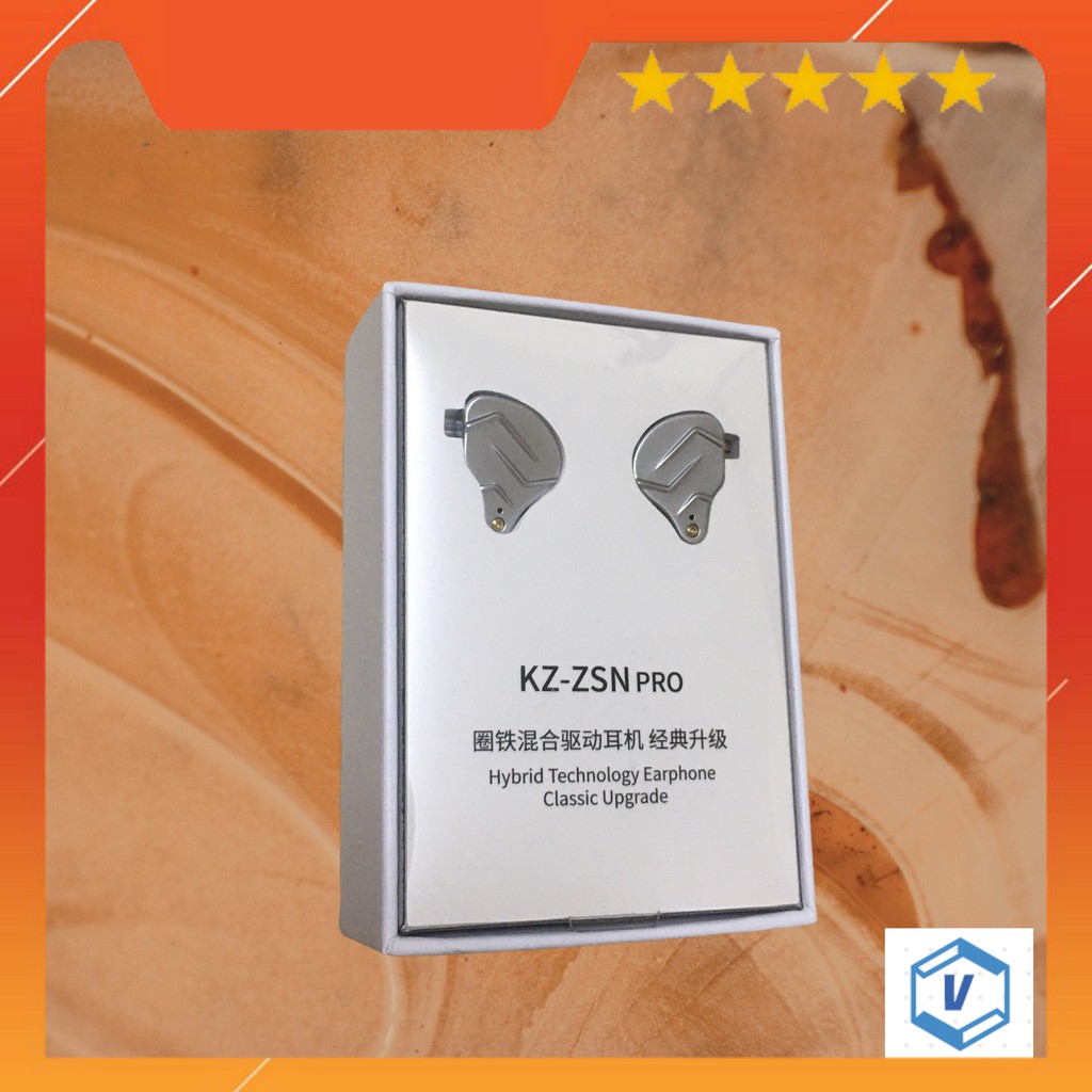 Tai nghe KZ ZSN PRO X siêu bass cực khủng, hàng cao cấp 2021, có mic đàm thoại FULL BOX