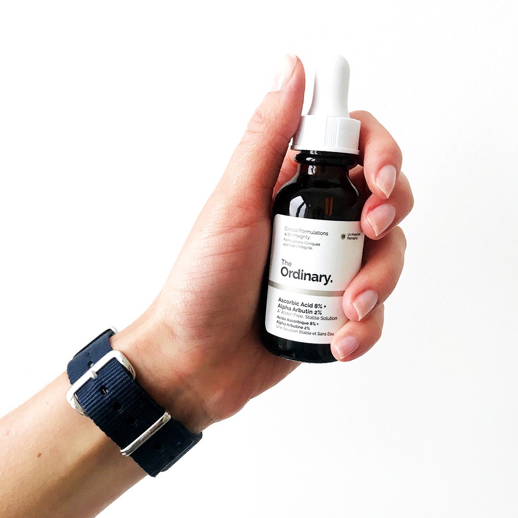 The Ordinary Ascorbic Acid 8% + Alpha Arbutin 2% 30ml  - Tinh Chất Làm Sáng Da Mờ Thâm Nám