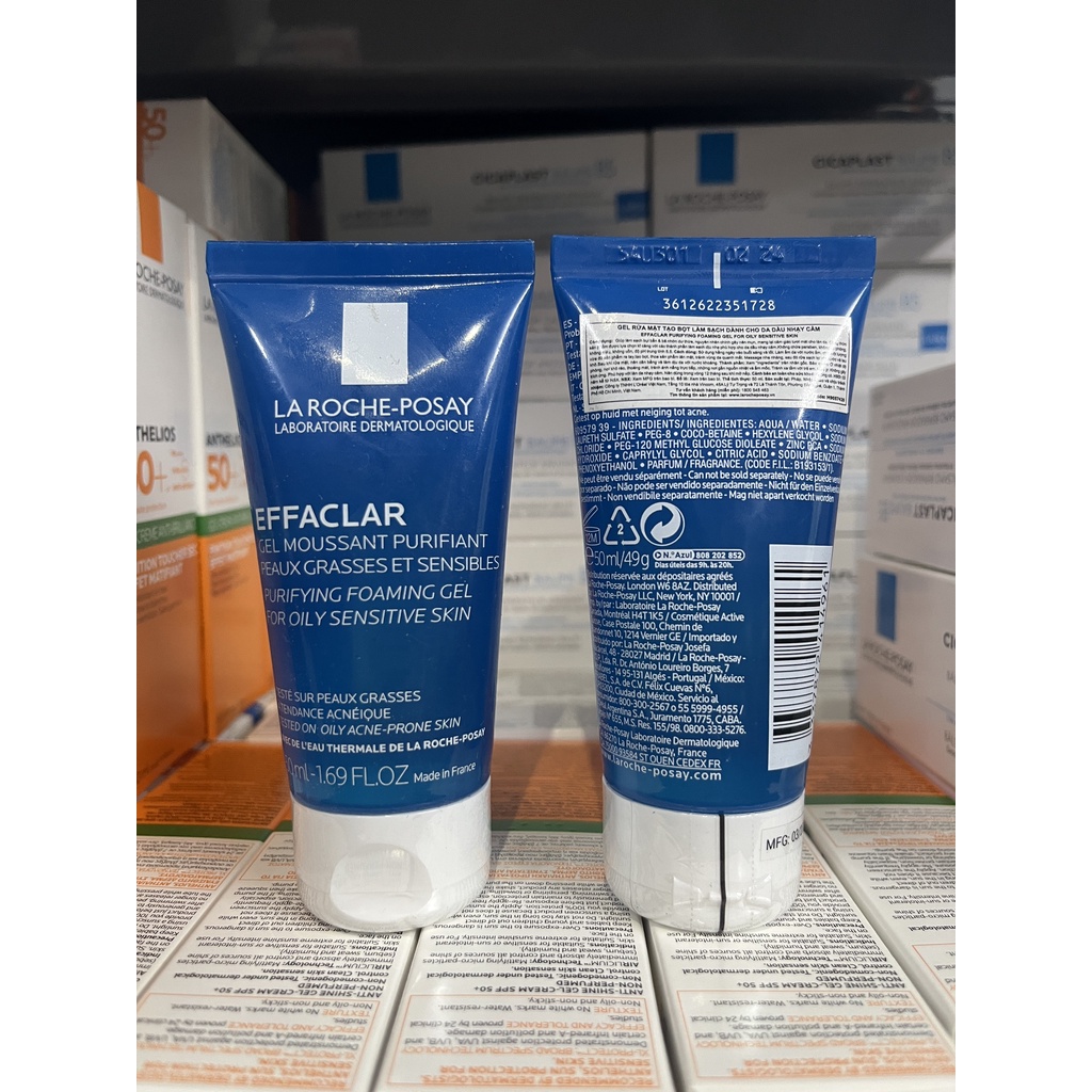 Sữa rửa mặt La Roche Posay cho da nhạy cảm - La Roche Posay Effaclar Purifying Foaming Gel For Oil Sensitive Skin
