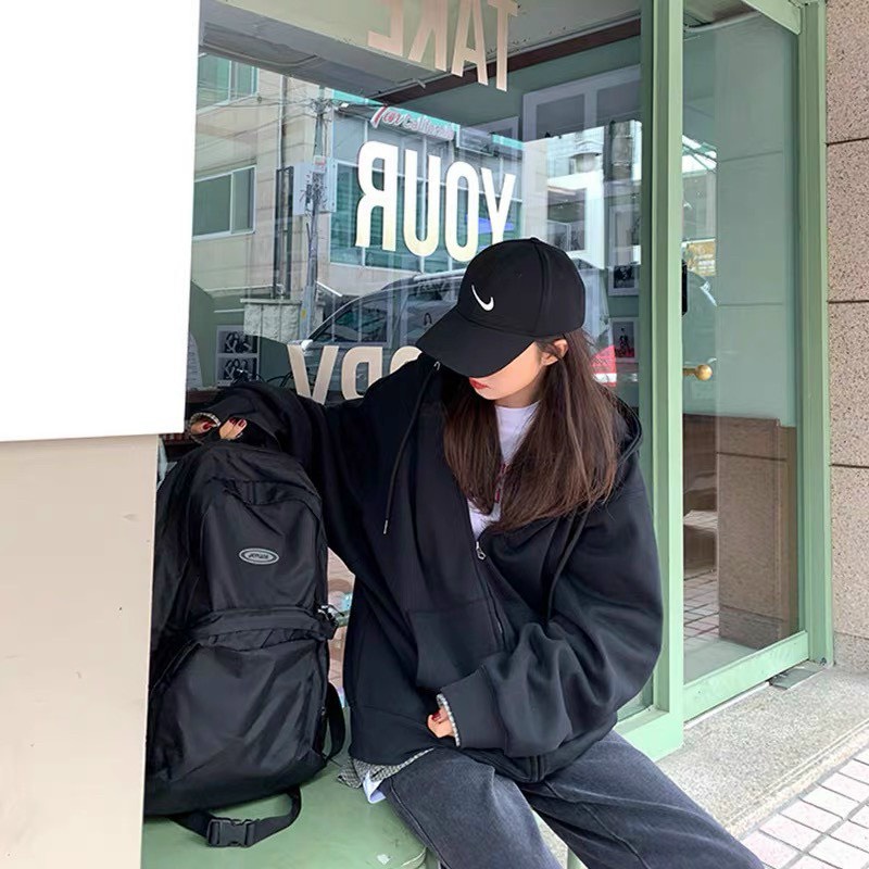 Khoác Nỉ Tay To Trơn Dáng Rộng Nam Nữ Unisex Mũ 2 Lớp Tay Bồng Chất Nỉ Dày Đẹp