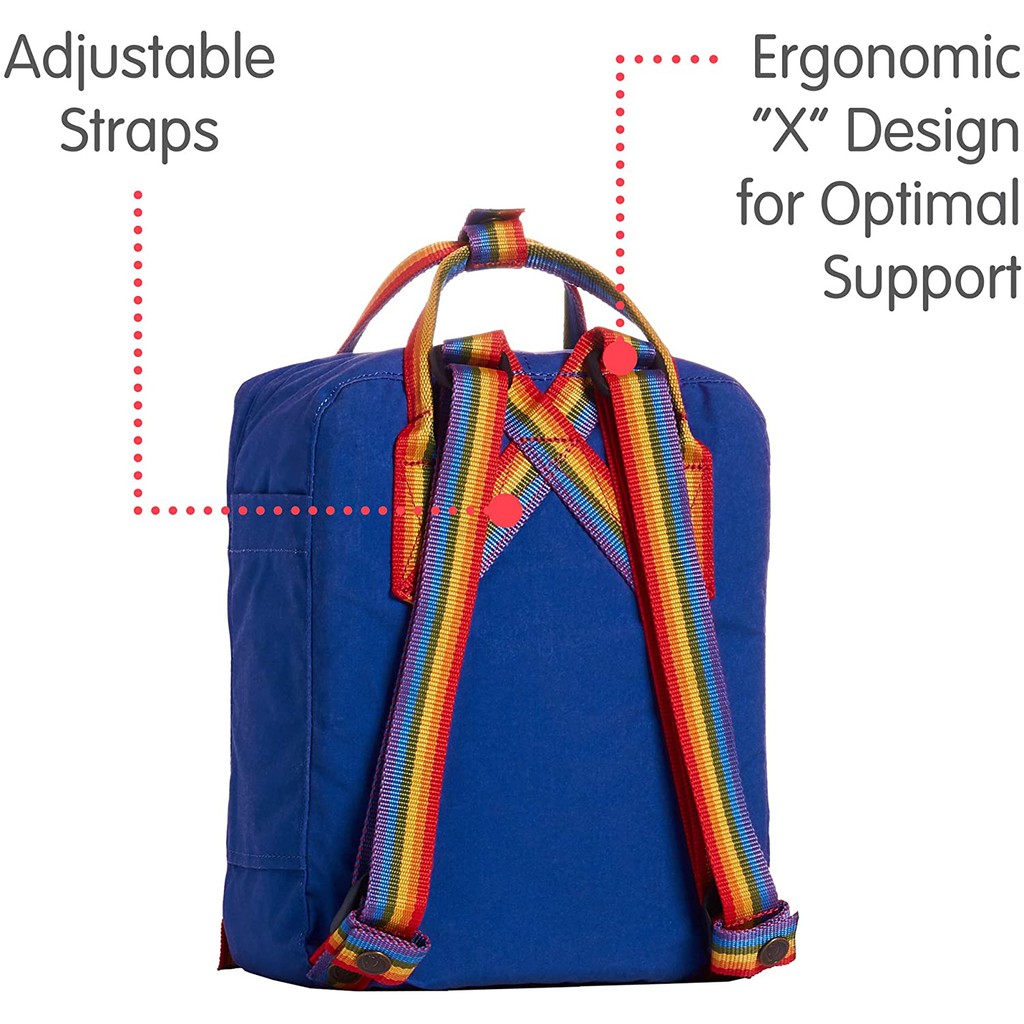 Balo sinh viên kanken Medium Rainbow