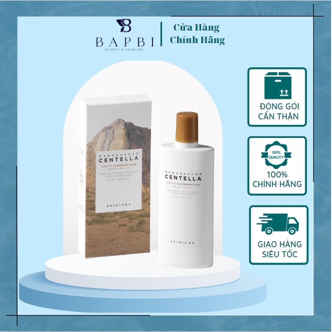 Kem Chống Nắng Skin1004 kcn tinh chất rau má skin 1004 Madagascar Centella Air-Fit Suncream