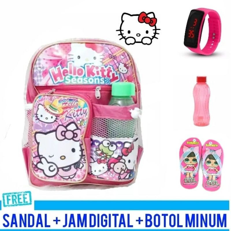 Dễ Thương Túi Xách Hình Hello Kitty Xinh Xắn Cho Bé