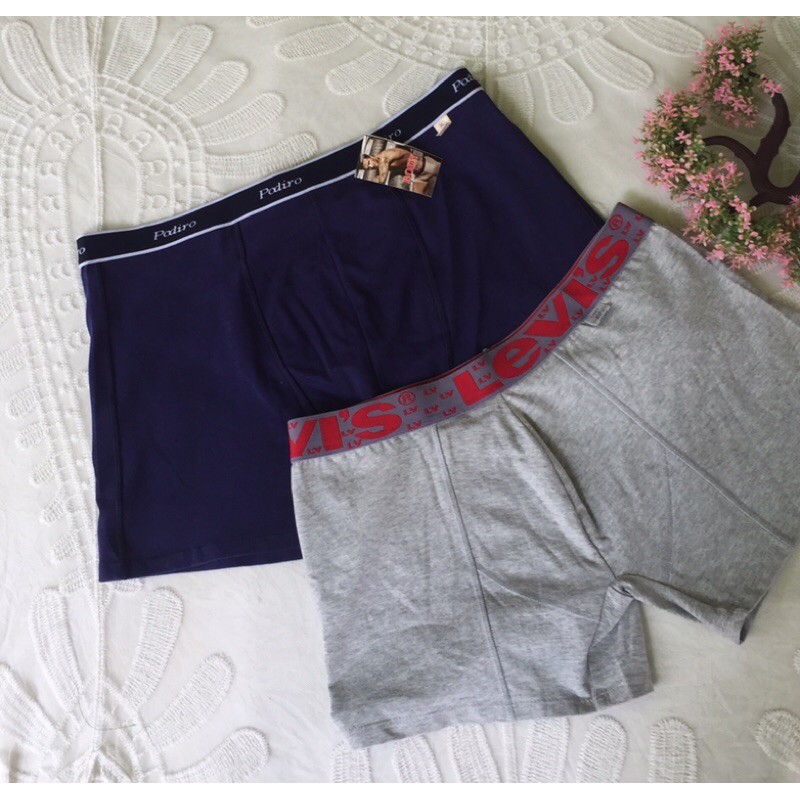 [BIG SIZE ĐẾN 100KG] Quần Lót Đùi Nam/ Quần Lót Boxer Nam Big Size 80-100kg Thun Cotton Dày Mịn - Lucky Girl shop