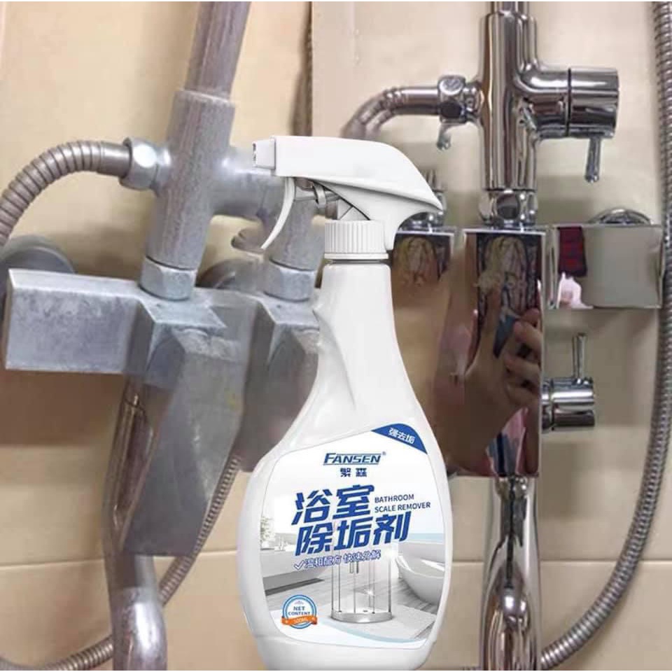 Chai Xịt Tẩy Rửa Vệ Sinh Nhà Bếp, Nhà Tắm Tẩy Cặn Canxi 500ml Siêu Sạch An Toàn