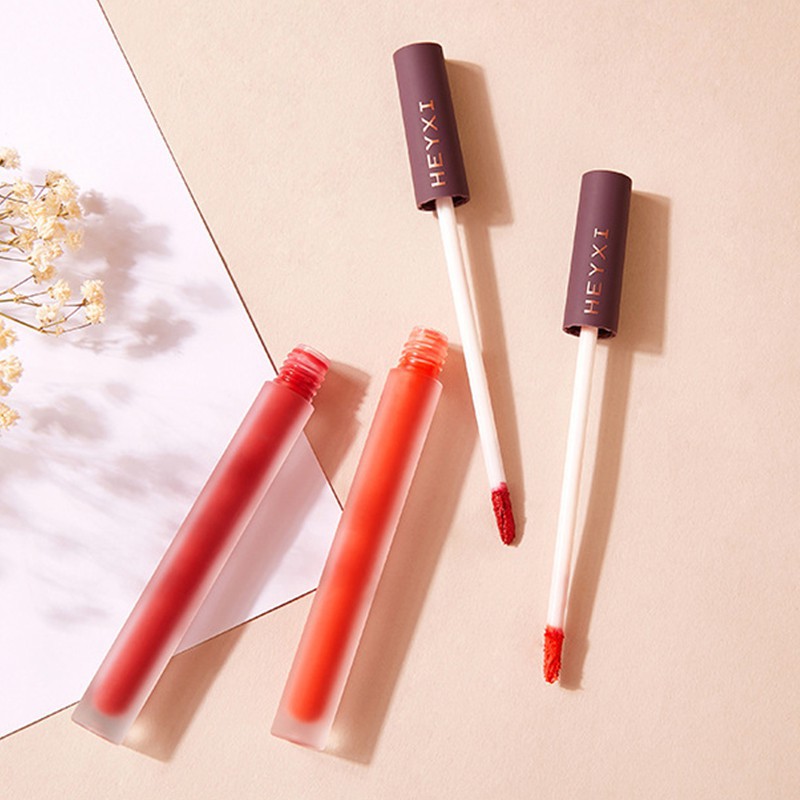 Son HEYXI Velvet Air Lip Glaze Matte Student Niche Son kem lì môi lâu trôi không thấm nước 20g HS5