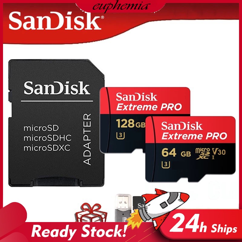 Thẻ Nhớ Micro SD 512GB 256GB 128GB 64GB Hiệu Euphemia