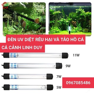 ĐÈN UV DIỆT RÊU HẠI , 5W , 7W , 9W , 11W , ĐÈN UV KHỬ NƯỚC , ĐÈN UV