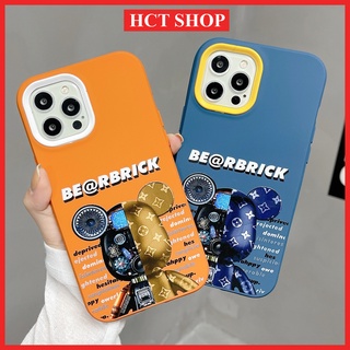 Ốp lưng iPhone gấu BearBrick in hình 3D, bảo vệ camera cho iPhone 11Promax, 12Promax, 13Promax