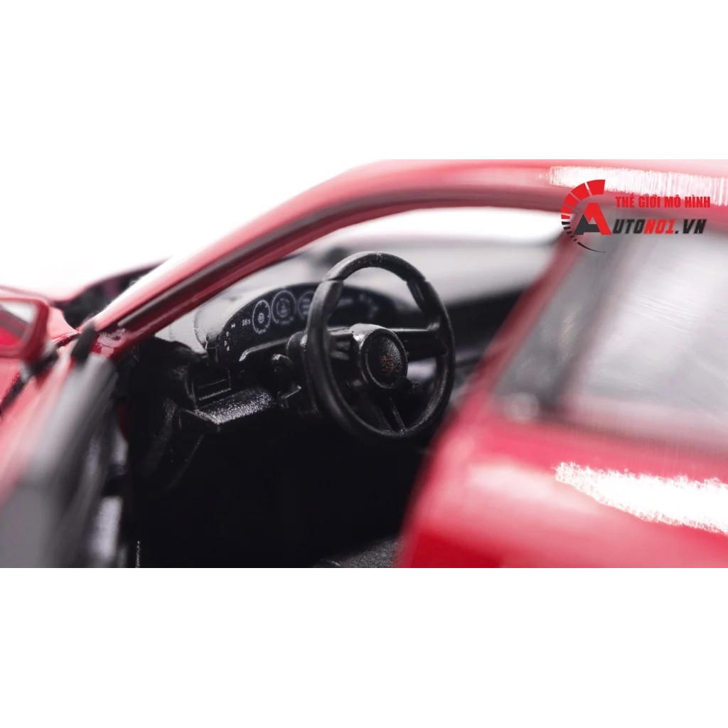 MÔ HÌNH XE PORSCHE TAYCAN TURBO S RED 1:24 WELLY 7500