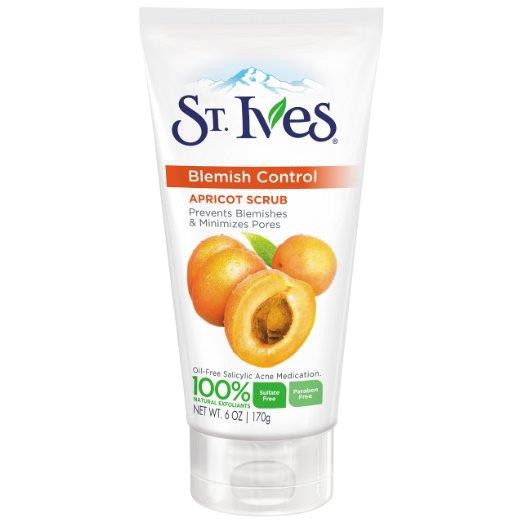 Sữa rửa mặt tẩy tế bào chết St. Ives Blemish Control Apricot Scrub 170g