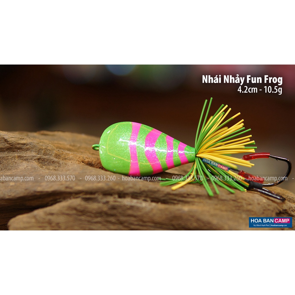 Mồi Lure Nhái Nhảy Fun Frog | 4.2cm – 10.5g