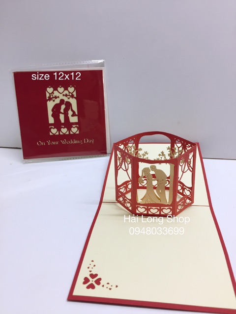 Đám cưới - Wedding - Thiệp 3D (3 mẫu )