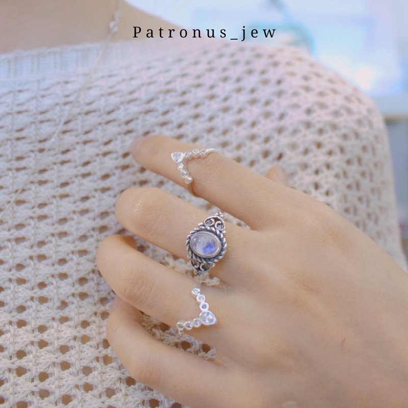 Nhẫn Moonstone Vintage NMOVCDT22B Patronus