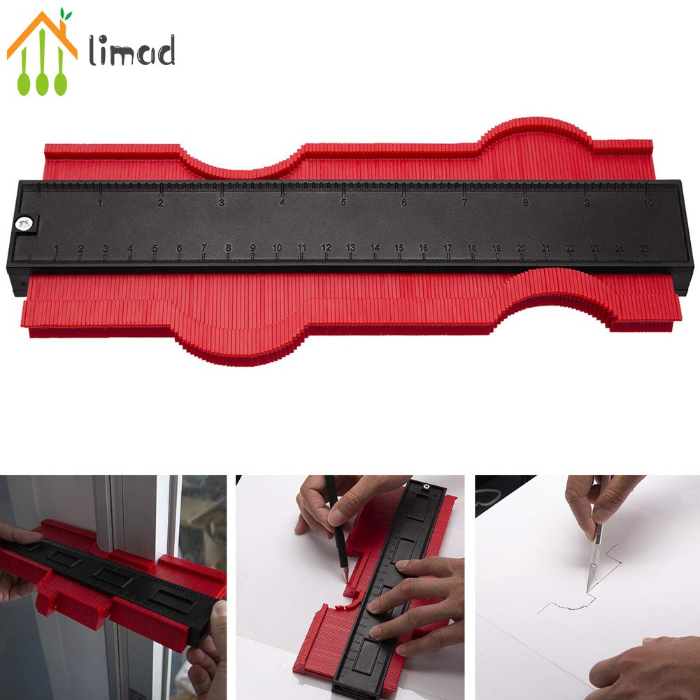 【COD】# limad Contour Gauge 12/25cm Irregular Profile Gauge Ruler for Accurate Measurement