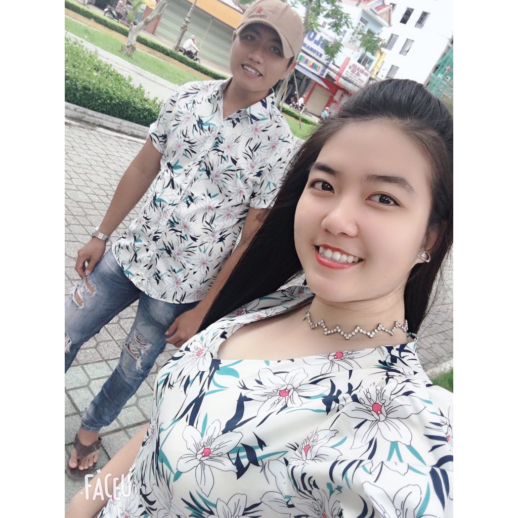 Đồ đôi đi biển 🎀FREESHIP🎀 áo đôi nam nữ du lịch dạo phố chụp cưới đồ đôi HQ couple AV20