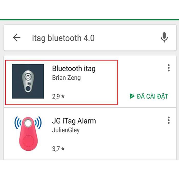 Thiết bị định vị thông minh qua bluetooth Itag