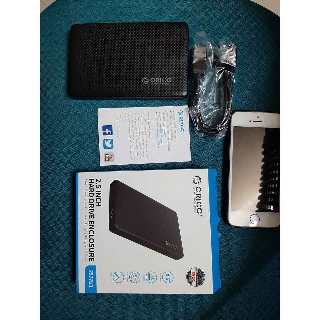 HDD BOX 2.5 ORICO Sata 3 USB 3.0 trong suốt | BigBuy360 - bigbuy360.vn