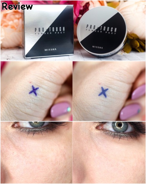 Phấn Phủ Dạng Nén Siêu Mịn Và Giữ Ẩm Da Missha Pro-Touch Powder Pact SPF25/PA++ 10g | BigBuy360 - bigbuy360.vn