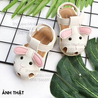 Dép sandal hình thỏ đế mềm cho bé