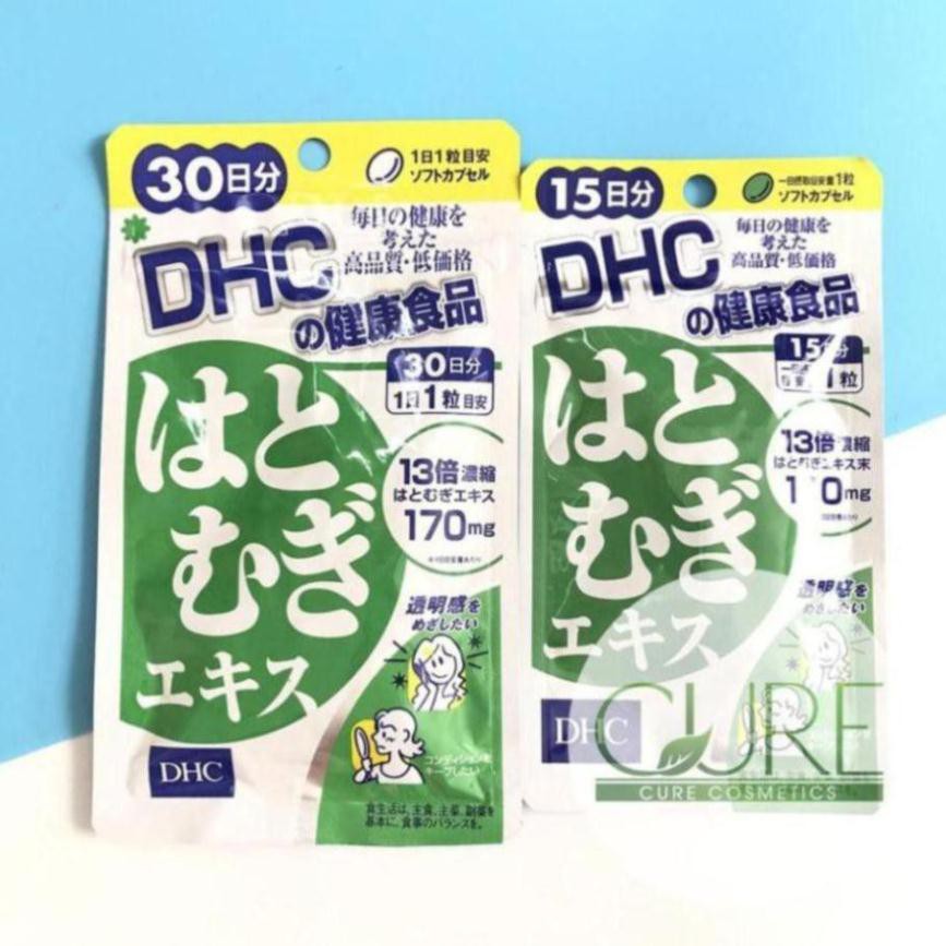 Viên uống DHC Coix Adlay Xtra dưỡng trắng da