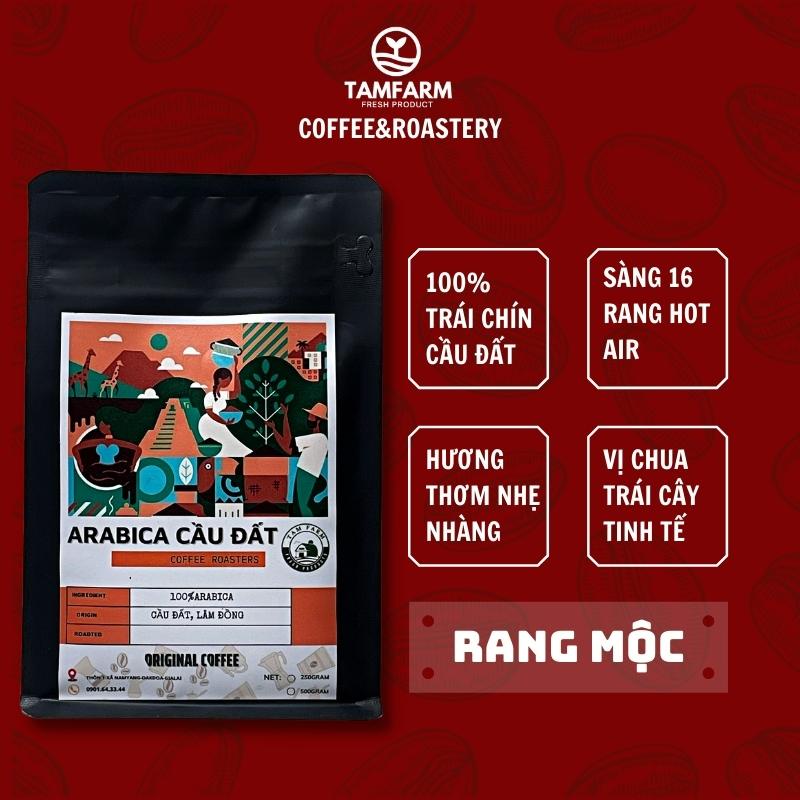 Cà phê Arabica Cầu Đất Lâm Đồng nguyên chất 100% rang mộc pha phin vị hậu ngọt kéo dài- Cafe TamFarm | BigBuy360 - bigbuy360.vn