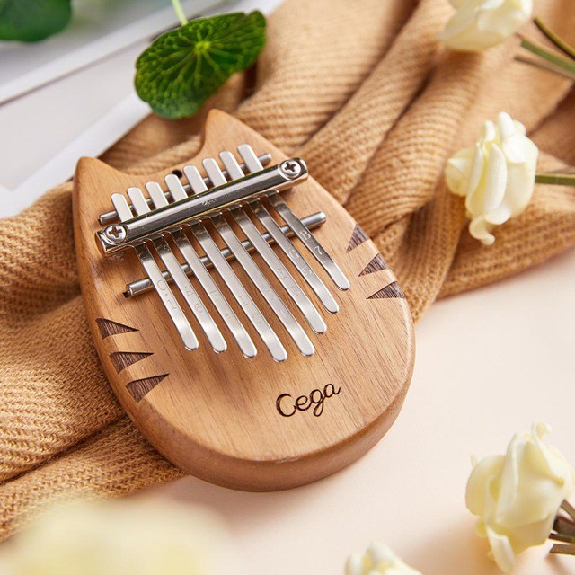 [Có sẵn] Giao 2h Đàn kalimba 17 phím gỗ nguyên khối Mahagony GECKO000050