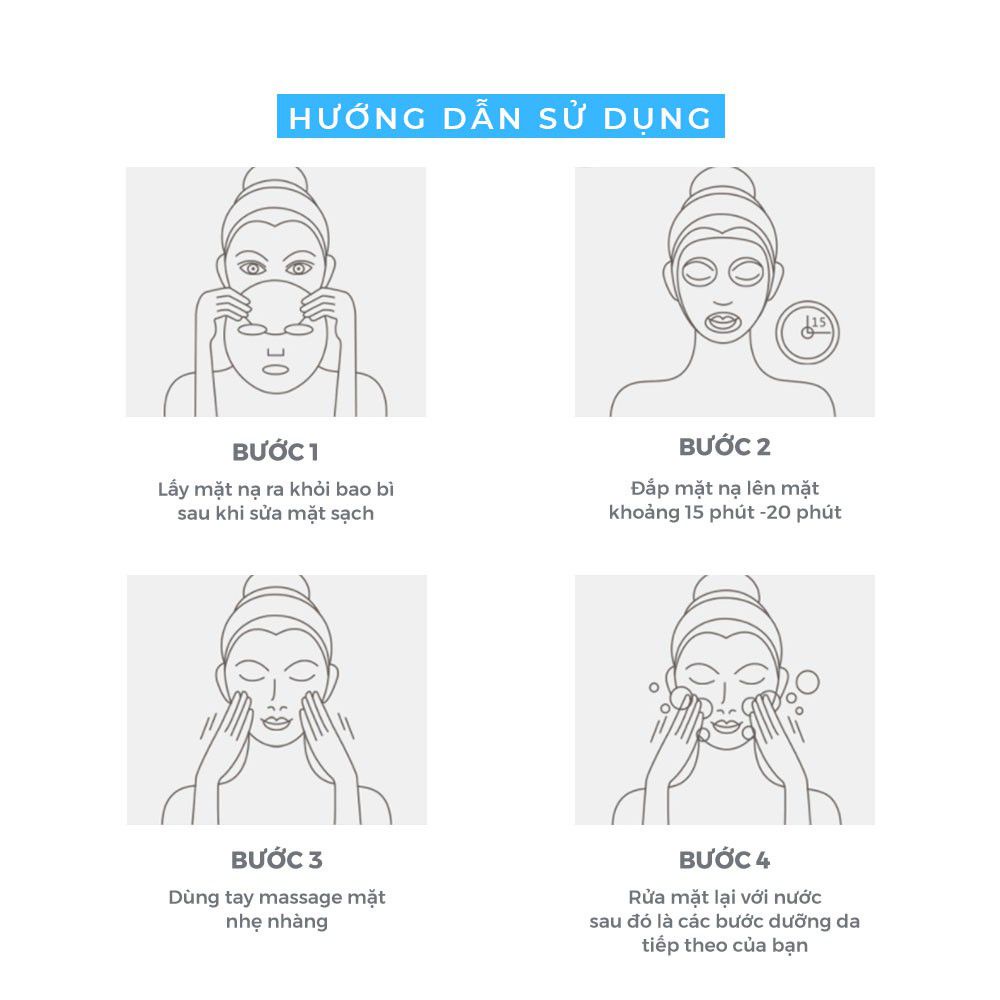Mặt nạ giấy dưỡng da HA images giảm mụn dưỡng ẩm trắng da chống lão hóa DAKAVA MN01 | BigBuy360 - bigbuy360.vn