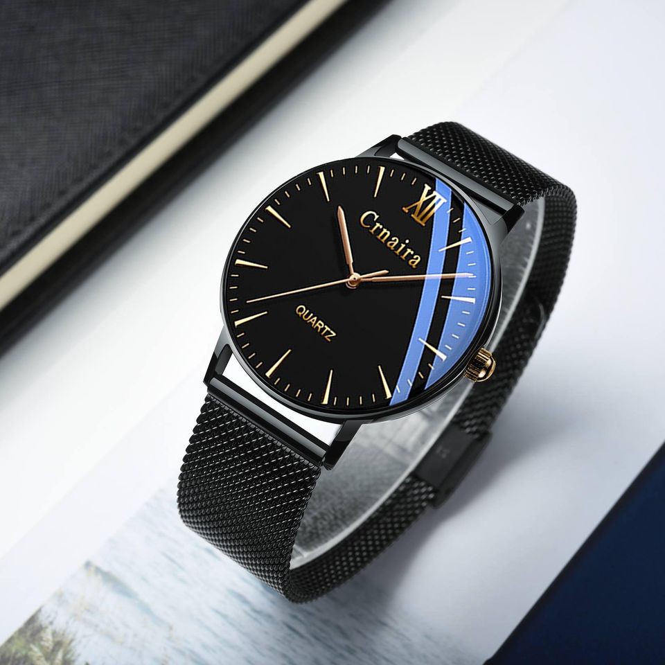 [CHÍNH HÃNG] Đồng hồ nam CRNAIRA dây thép nhuyễn, siêu mỏng chỉ 7mm, kiểu dáng sang trọng