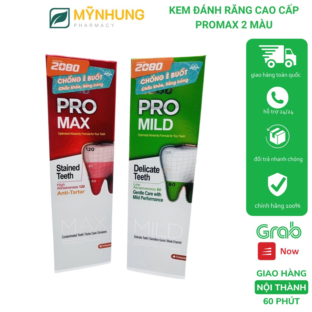 KEM ĐÁNH RĂNG CAO CẤP PROMAX 2 MÀU