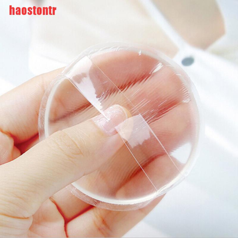 [haostontr]Face Makeup Wet And Dry Makeup Sponge Cushion Powder Puff Dual-Use Silicone Puff