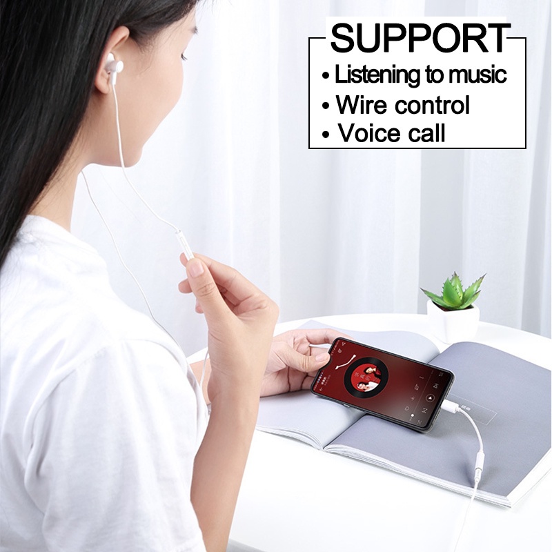 Cáp Chuyển Đổi Âm Thanh Đầu Cắm 3.5mm Cho Xiaomi Samsung Huawei P20 P30 Xiaomi