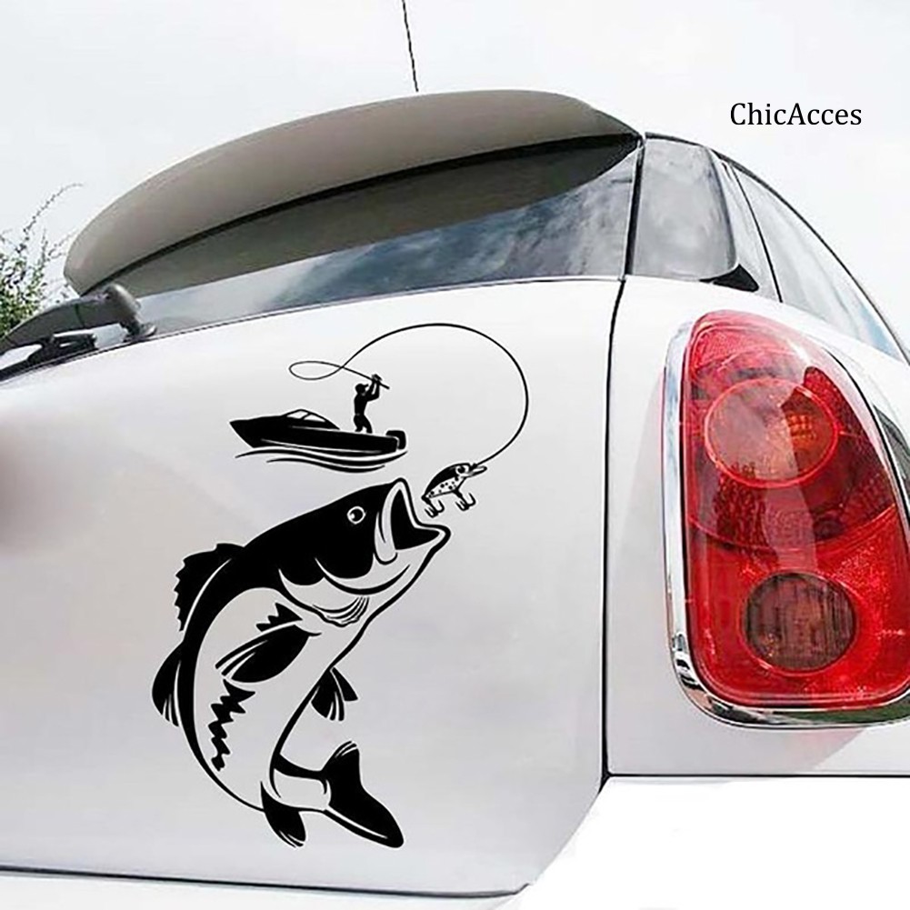 Miếng Dán Đề Can Phản Quang Trang Trí Xe Hơi / Tàu Thuyền / Câu Cá Độc Đáo
