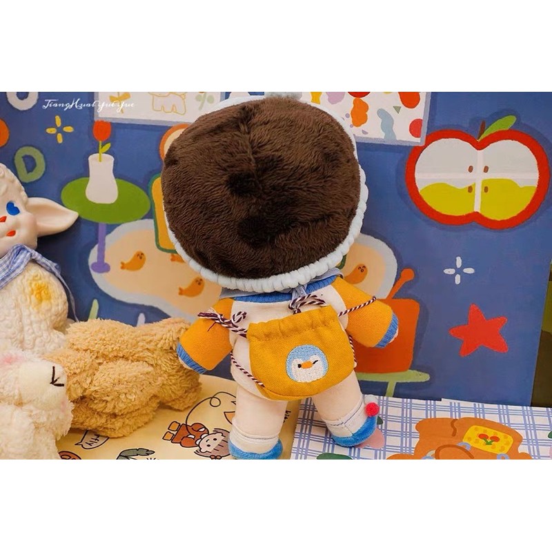 Outfit chim cánh cụt cho doll 15,20cm
