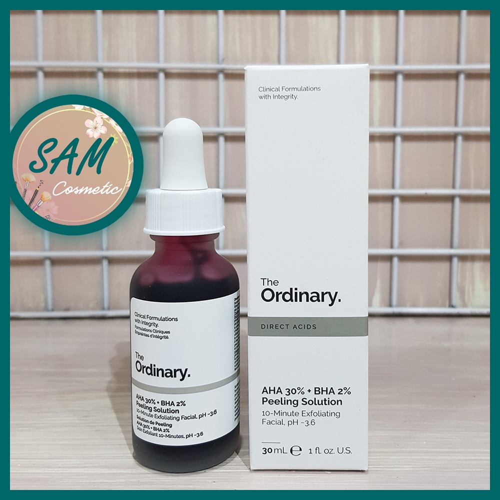 Tẩy tế bào chết da mặt THE ORDINARY AHA 30% + BHA 2% PEELING SOLUTION samcosmeticvn