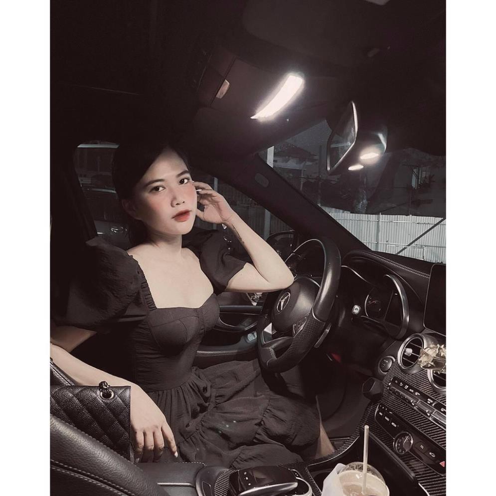 [HOT TREND 2021] Váy Xòe Cúp Ngực Tay Bồng - Đầm Nữ Xinh <3