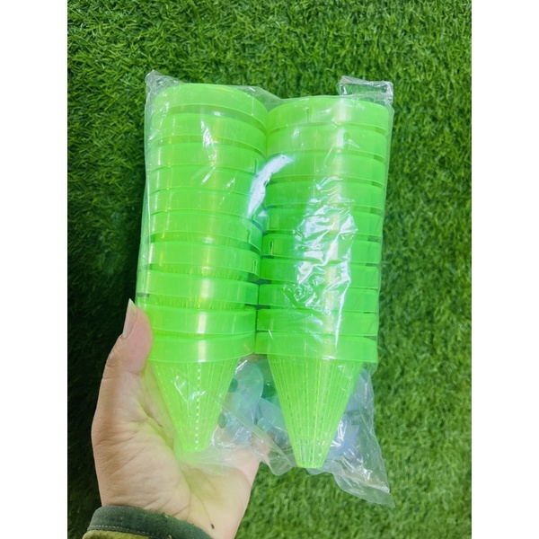 COMBO 20 Rổ đựng trùn chỉ dành cho cá cảnh kèm nút hít cao su cao cấp